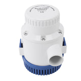 Electric Bilge Pump 3500GPH Waterproof Quiet Automatic Submersible Drain Water Pump for Pool Spa Pond 12V 14A Rated 16A Fuse