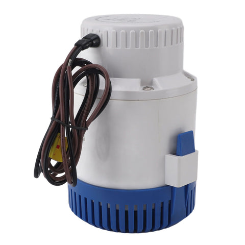 Submersible Pump 4000GPH Automatic DC Electric Utility Bilge Pump for Pool Draining Fountain Hot Tub Garden Pond Basement 12V