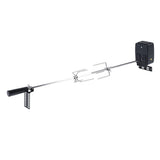 Rotisserie Grill Kit Stable Rotating Motor BBQ Grill Kit 15kg Load Capacity for Backyard Outdoor
