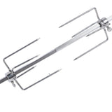 Rotisserie Grill Kit Stable Rotating Motor BBQ Grill Kit 15kg Load Capacity for Backyard Outdoor