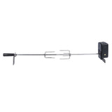 Rotisserie Grill Kit Stable Rotating Motor BBQ Grill Kit 15kg Load Capacity for Backyard Outdoor