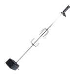 Rotisserie Grill Kit Stable Rotating Motor BBQ Grill Kit 15kg Load Capacity for Backyard Outdoor