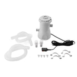 Swimming Pool Filter Pump 800gal Detachable Filter Cartridge Electric Pool Filter Pump for Home Use US Plug 110V