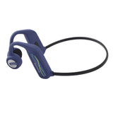 Underwater Waterproof Headphones Professional IP68 Waterproof Bluetooth 5.0 Swimming Headphones for Swimming Running Cycling 16G Memory Blue