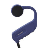 Underwater Waterproof Headphones Professional IP68 Waterproof Bluetooth 5.0 Swimming Headphones for Swimming Running Cycling 16G Memory Blue