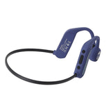 Underwater Waterproof Headphones Professional IP68 Waterproof Bluetooth 5.0 Swimming Headphones for Swimming Running Cycling 16G Memory Blue
