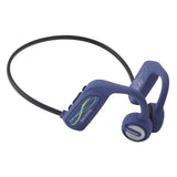 Underwater Waterproof Headphones Professional IP68 Waterproof Bluetooth 5.0 Swimming Headphones for Swimming Running Cycling 16G Memory Blue