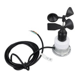 5 in 1 Weather Sensor with Cable Mini Temperature Humidity Wind Speed Direction Air Pressure Weather Meter for Outdoor DC 9 to 30V