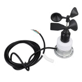 5 in 1 Weather Meter with Cable Wind Speed Wind Direction Temperature Humidity Air Pressure Multifunction Wired Weather Sensor