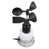 5 in 1 Weather Meter with Cable Wind Speed Wind Direction Temperature Humidity Air Pressure Multifunction Wired Weather Sensor