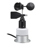 5 in 1 Weather Meter with Cable Wind Speed Wind Direction Temperature Humidity Air Pressure Multifunction Wired Weather Sensor
