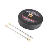 13 Inch Pressure Washer Surface Cleaner Attachment 1/4inch Connector 2500PSI Power Washer Surface Cleaner for Driveways Sidewalks Patios