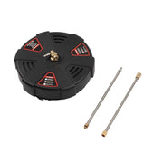 Darrahopens Tools > Power Tools > Outdoor Power Equipment 16 Inch Pressure Washer Surface Cleaner with 3 Wheels 3600PSI Stainless Steel Power Washer Accessory with 1/4 Inch Quick Connector 2 Extension Wands In Australia - Darrahopens