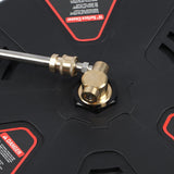16 Inch Pressure Washer Surface Cleaner with 3 Wheels 3600PSI Stainless Steel Power Washer Accessory with 1/4 Inch Quick Connector 2 Extension Wands In Australia - Darrahopens