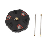 16 Inch Pressure Washer Surface Cleaner with 3 Wheels 3600PSI Stainless Steel Power Washer Accessory with 1/4 Inch Quick Connector 2 Extension Wands In Australia - Darrahopens