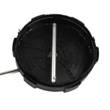 16 Inch Pressure Washer Surface Cleaner with 3 Wheels 3600PSI Stainless Steel Power Washer Accessory with 1/4 Inch Quick Connector 2 Extension Wands