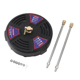 13 Inch Pressure Washer Surface Cleaner 2500 PSI Working Pressure 1/4 Quick Connect Power Washer Attachment with 2 Extension Wands In Australia - Darrahopens