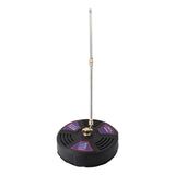 13 Inch Pressure Washer Surface Cleaner 2500 PSI Working Pressure 1/4 Quick Connect Power Washer Attachment with 2 Extension Wands