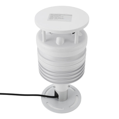 5 in 1 Weather Sensor RS485 Ultrasound Temperature Humidity Wind Speed Direction Air Pressure Micro Weather Environment Meter for Outdoor DC 9 to 30V
