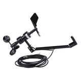 Wind Speed Direction Sensor 3 Wind Cups S Type IP64 Waterproof Integrated Anemometer for Environment 9V‑30V