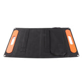 60W 18V Portable Solar Panel Kit Dual USB Port Monocrystalline Folding Solar Charger with Support Bracket for Outdoor Camping
