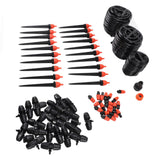 Drip Irrigation System Adjustable Nozzle Quick Connect Automatic Sprinkler System Kit for Lawn Garden Greenhouse
