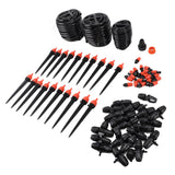 Drip Irrigation System Adjustable Nozzle Quick Connect Automatic Sprinkler System Kit for Lawn Garden Greenhouse