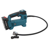 Tire Inflator Compressor Battery Powered Portable Tire Air Pump for Car Tires Inflatable Boat Cushion