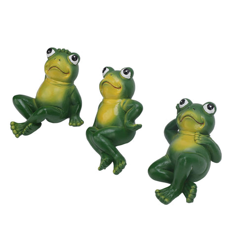 3pcs Outdoor Frog Ornament American Style Innovative Simulation Garden Frog Statues for Yard Home Garden Patio and Lawn Decoration In Australia - Darrahopens