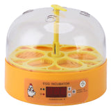 6 Egg Smart Chicken Incubators Automatic Temperature Control Small Display Hatcher Machine for Hatching Eggs EU Plug 110‑220V In Australia - Darrahopens