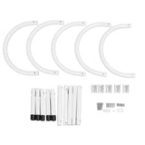 5 Pcs Pool Cover Holder 43cm U Shaped Tube Solar Blanket Storage Hook for Above Ground Swimming Pool