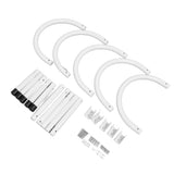 5 Pcs Pool Cover Holder 43cm U Shaped Tube Solar Blanket Storage Hook for Above Ground Swimming Pool