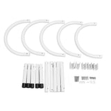 5 Pcs Pool Cover Holder 43cm U Shaped Tube Solar Blanket Storage Hook for Above Ground Swimming Pool