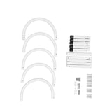 5 Pcs Pool Cover Holder 43cm U Shaped Tube Solar Blanket Storage Hook for Above Ground Swimming Pool