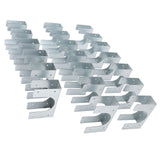 20pcs Metal Stud Shoes for Single Wood Studs Fits Up to 2‑1/2 Inch Pipes Extra Support Wood Stud Shoes In Australia - Darrahopens