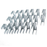 20pcs Metal Stud Shoes for Single Wood Studs Fits Up to 2‑1/2 Inch Pipes Extra Support Wood Stud Shoes