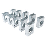 20pcs Metal Stud Shoes for Single Wood Studs Fits Up to 2‑1/2 Inch Pipes Extra Support Wood Stud Shoes