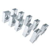 20pcs Metal Stud Shoes for Single Wood Studs Fits Up to 2‑1/2 Inch Pipes Extra Support Wood Stud Shoes