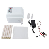 12 Eggs Incubator Dual Power Supply Fully Automatic Poultry Incubator for Ducks Geese US Plug 110‑220V