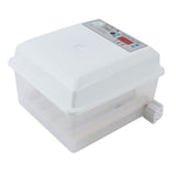 12 Eggs Incubator Dual Power Supply Fully Automatic Poultry Incubator for Ducks Geese US Plug 110‑220V