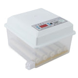 12 Eggs Incubator Dual Power Supply Fully Automatic Poultry Incubator for Ducks Geese EU Plug 110‑220V