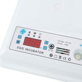 12 Eggs Incubator Dual Power Supply Fully Automatic Poultry Incubator for Ducks Geese EU Plug 110‑220V