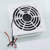 12 Eggs Incubator Dual Power Supply Fully Automatic Poultry Incubator for Ducks Geese EU Plug 110‑220V