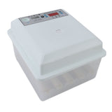 12 Eggs Incubator ABS Foam Poultry Hatching Machine with Automatic Temperature and Humidity Control for Chickens Goose Duck