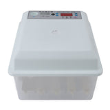 12 Eggs Incubator ABS Foam Poultry Hatching Machine with Automatic Temperature and Humidity Control for Chickens Goose Duck