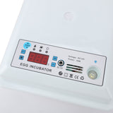 12 Eggs Incubator ABS Foam Poultry Hatching Machine with Automatic Temperature and Humidity Control for Chickens Goose Duck