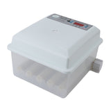 12 Eggs Incubator ABS Foam Poultry Hatching Machine with Automatic Temperature and Humidity Control for Chickens Goose Duck