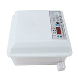 12 Eggs Incubator ABS Foam Poultry Hatching Machine with Automatic Temperature and Humidity Control for Chickens Goose Duck