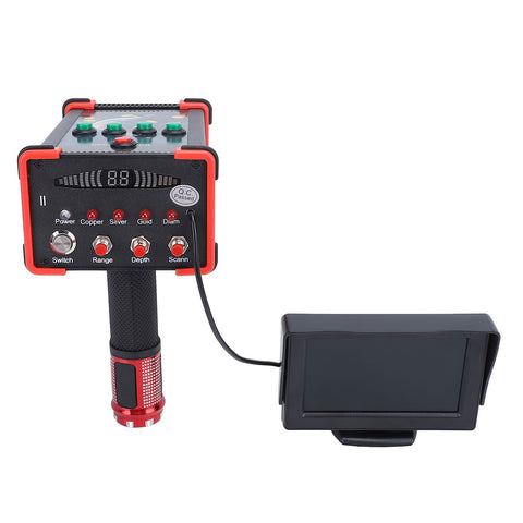 Metal Detectors Professional High Sensitivity 49.2ft Depth 3280.1ft Range Remote Search Metal Scanner Device with LCD Display 100‑240V US Plug In Australia - Darrahopens