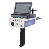 25m Deep Metal Detector with Display Screen 1200m Search Range Gold Finder Metal Scanner Device 100‑240V US Plug White